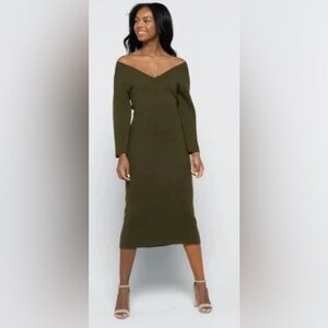 Modern citizen off shoulder dress
